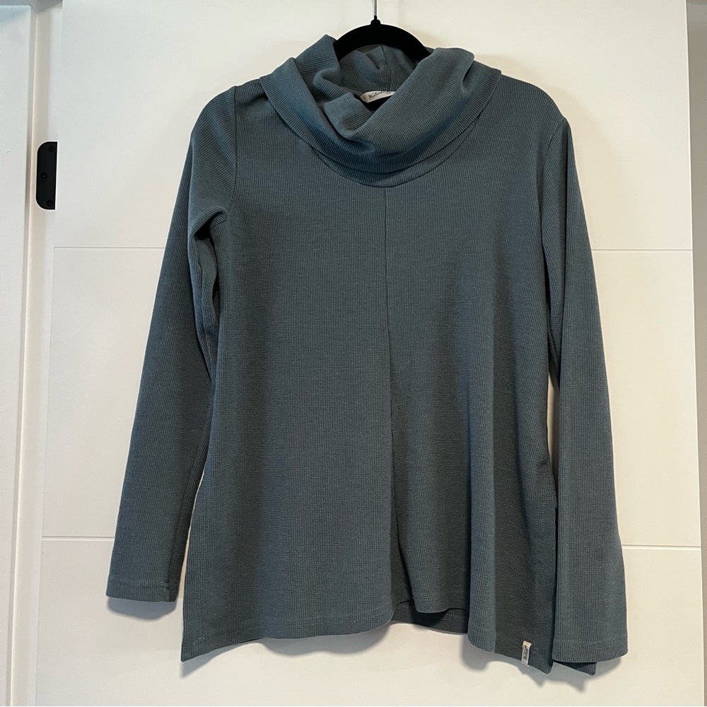 Woolrich | Cowl Neck Waffle long Sleeve
